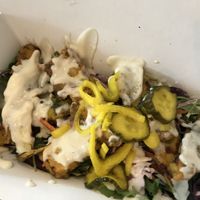 Fried courgette  at The Canteen Bar in Bristol