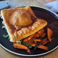 Vegan wellington Sunday roast at The Canteen Bar in Bristol