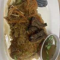 Baked mushrooms with glass noddles   at Jai Mai Jumjay in Chiang Mai