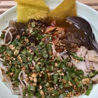 tom yum noodle soup  at Jai Mai Jumjay in Chiang Mai