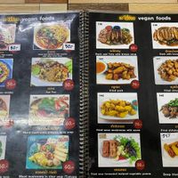 part of the menu  at Jai Mai Jumjay in Chiang Mai