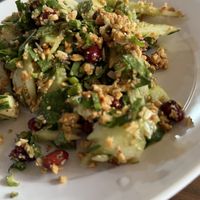 Spicy cucumber saladd  at Jai Mai Jumjay in Chiang Mai