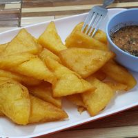 Fried tofu at Jai Mai Jumjay in Chiang Mai