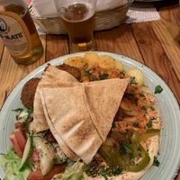 Falafel teller   at Memo Bistro in Dresden