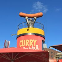 Cool shopfront at Curry at the Wall - Food Stand in Berlin