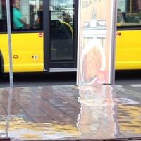 Vegan currywurst and chips at outside seating at Curry at the Wall - Food Stand in Berlin