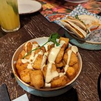 Cassava bravas at Las Iguanas in Leamington Spa