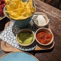 Mexico poppadoms.... at Las Iguanas in Leamington Spa