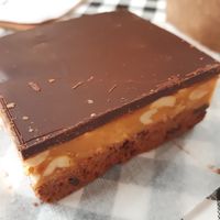 Millionaires slice at Chesters by the River in Skelwith Bridge
