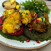 Green tacos at Chesters by the River in Skelwith Bridge