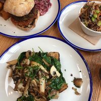 Great food, all 3 vegan at Chesters by the River in Skelwith Bridge