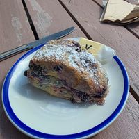 Blackberry scone at Chesters by the River in Skelwith Bridge