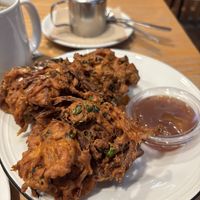 Onion bahji   at Chesters by the River in Skelwith Bridge