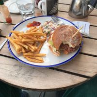 10/10 cracking burger, great service, beautiful surroundings, highly recommend  at Chesters by the River in Skelwith Bridge