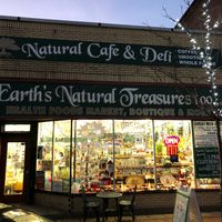 Natural Cafe & Deli (and eclectic store).  at Earth's Natural Treasures in Geneva
