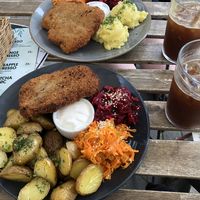 Schabowy + Espresso Tonic  at Faloviec Kuchnia Roślinna in Gdansk