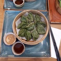 Vegan dumplings at Le Du Happy Dumplings in Munich