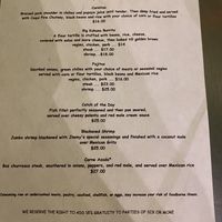 Menu #Veganuary at Coqui Fire Cafe in Vieques