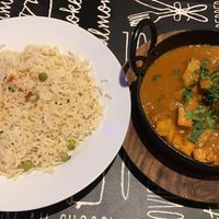Tofu and potato curry at La Rambla  in Paisley
