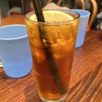 Iced teaa  at San Churro in Melbourne