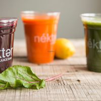 Eat and drink the rainbow! at Nekter Juice Bar in Plano