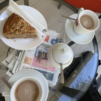 Coffee & cake (with rice milk)   at Casa do Jardim in Terceira