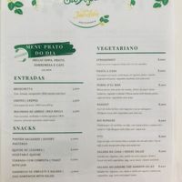 Menu 1  at Casa do Jardim in Terceira