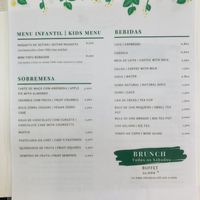 Menu 2  at Casa do Jardim in Terceira