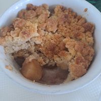 Apple Crumble at Casa do Jardim in Terceira