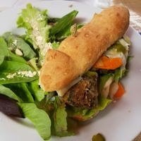 lentil Burger at Casa do Jardim in Terceira