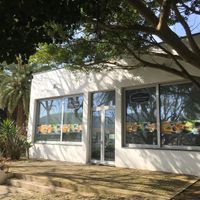 Front of the restaurant  at Casa do Jardim in Terceira