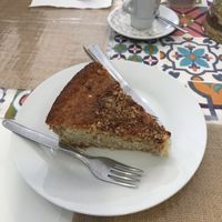Dessert cake at Casa do Jardim in Terceira