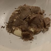 Potatoes with white truffels at Formel B in Frederiksberg