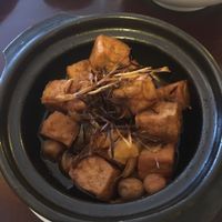tofu mushroom hot pot at Viet An in Ho Chi Minh City