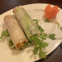 Spring rolls (fresh) - very good!!  #Veganuary at Viet An in Ho Chi Minh City