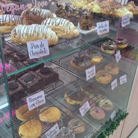 A selection of vegan delicacies 🥰 at Frambuesa Pastelería Vegan in Bogota