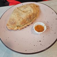 empanada argentina at Frambuesa Pastelería Vegan in Bogota