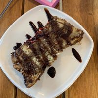 Budín de so it’s horneadas at Frambuesa Pastelería Vegan in Bogota