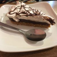 Chocolate custard cake  at Frambuesa Pastelería Vegan in Bogota