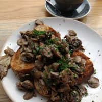 Shroom on toast at Pinkmans in Bristol