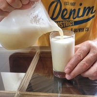 very watery juice, expensive at La Bodega Verde in Lima