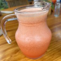 Strawberry and passion fruit juice   at La Bodega Verde in Lima