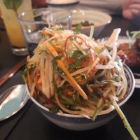 Daikon salad at Surfers in Visby