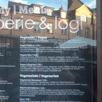 Menu from july 2024 at Creperie & Logi in Visby