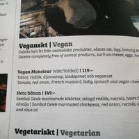 The two vegan galettes at Creperie & Logi in Visby