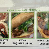 Banh Mi options   at Banh Mi Bar in New Westminster