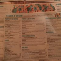 Vegan menu at Las Iguanas - Harbourside City Centre in Bristol