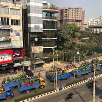View from rooftop  at Jatra Biroti in Dhaka
