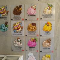 Available flavors at Nicecream - Enghave in Copenhagen
