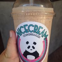 peanut butter milkshake  at Nicecream - Enghave in Copenhagen